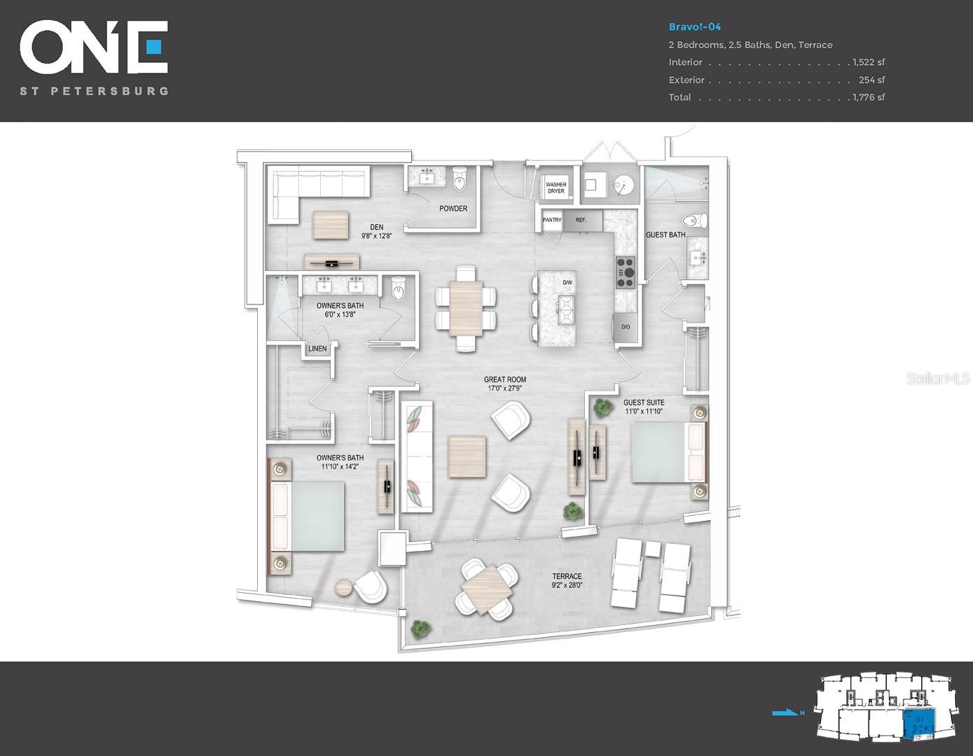 Listing photo id 61 for 100 1st Avenue N 1804