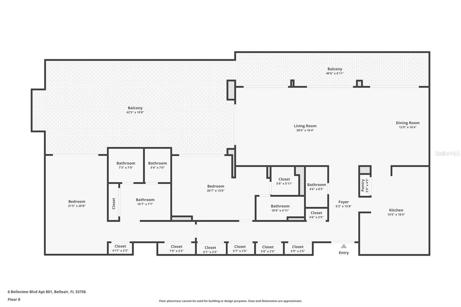 Image 36 of 36 For 6 Belleview Boulevard 801