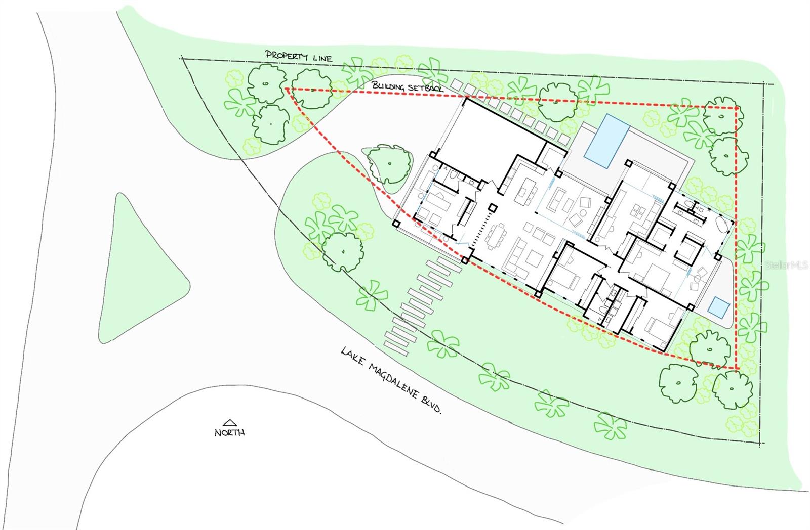 Image 26 of 27 For 16102 Lake Magdalene Boulevard