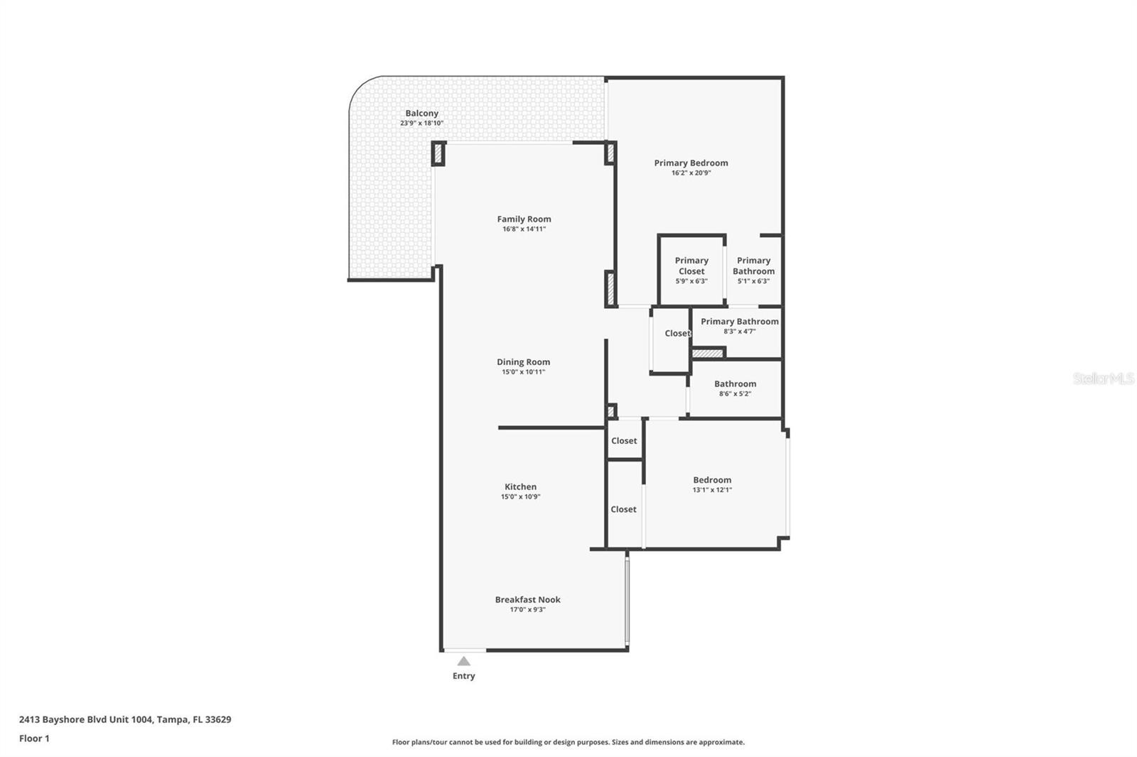 Image 32 of 36 For 2413 Bayshore Boulevard 1004