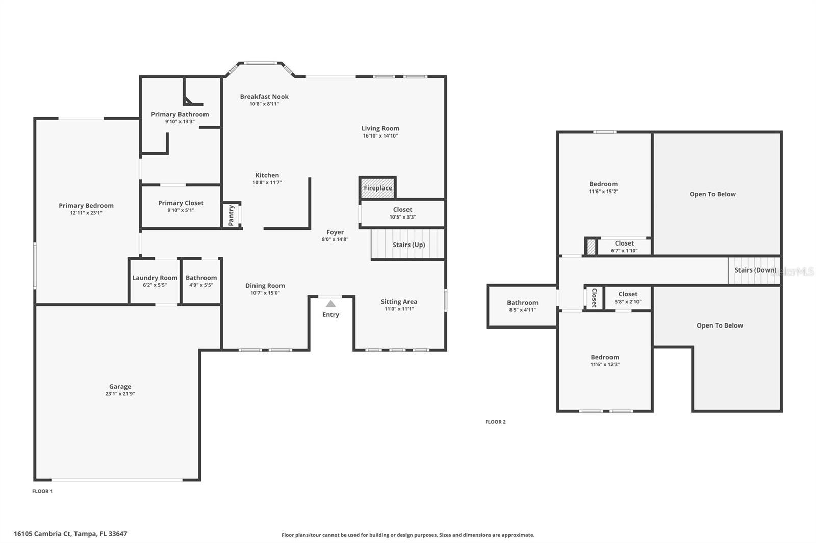 Listing photo id 4 for 16105 Cambria Court