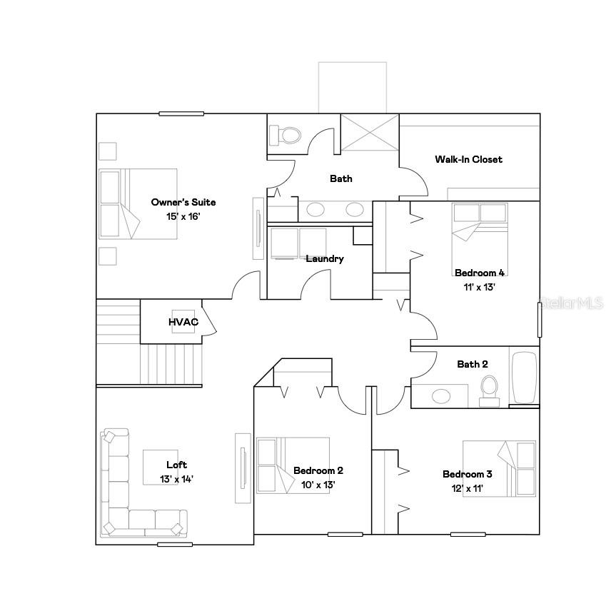 Image 39 of 55 For 4910 Babbling Brook Lane