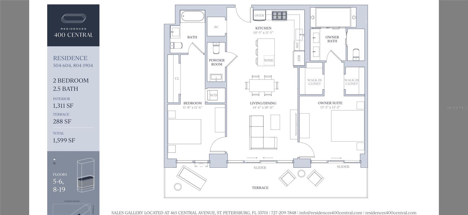 Image 98 of 98 For 400 Central Avenue 2102