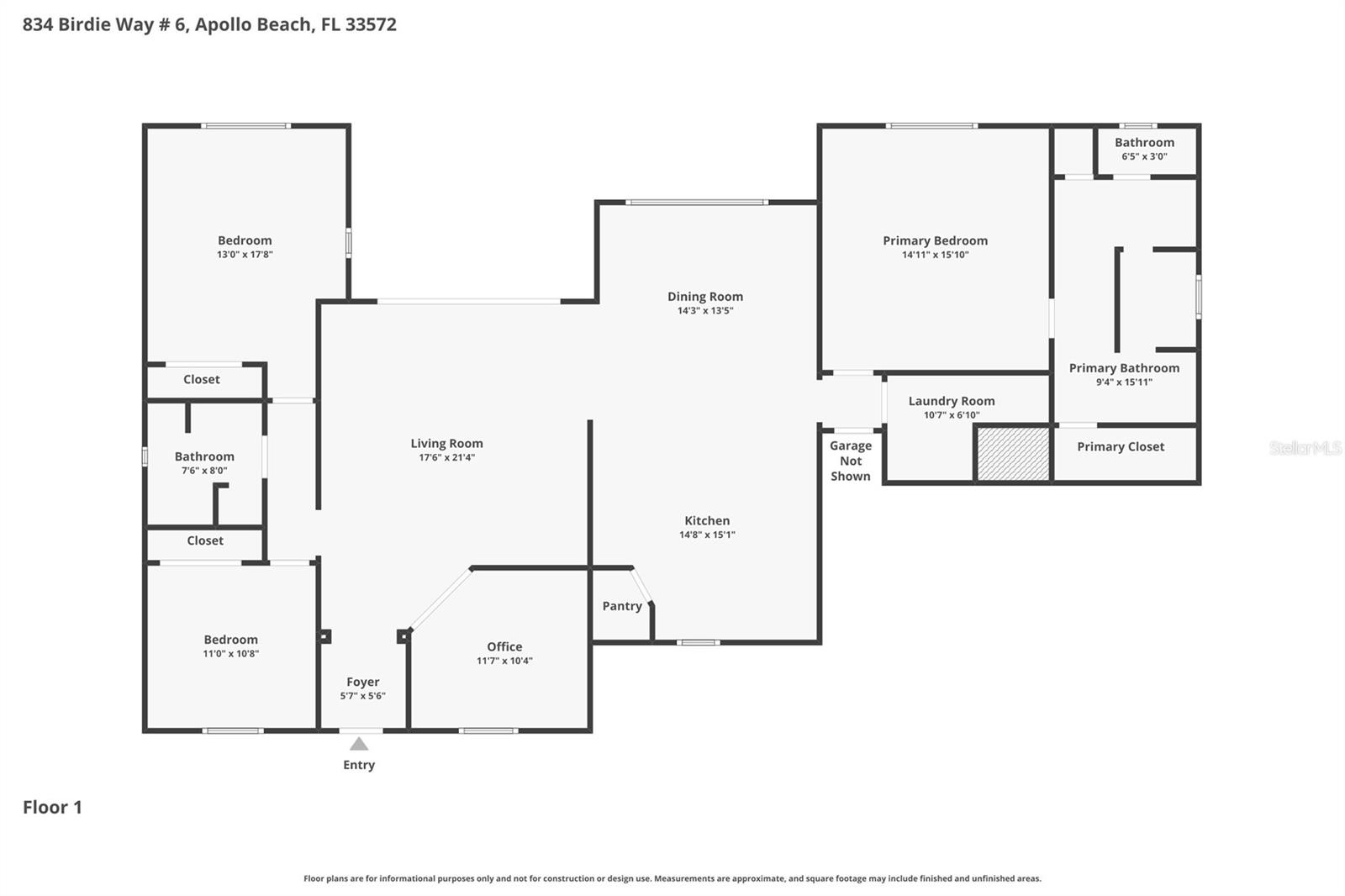 Image 2 of 33 For 834 Birdie Way