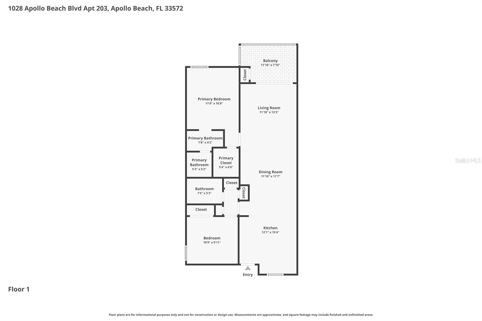 Image 27 of 27 For 1028 Apollo Beach Boulevard 203