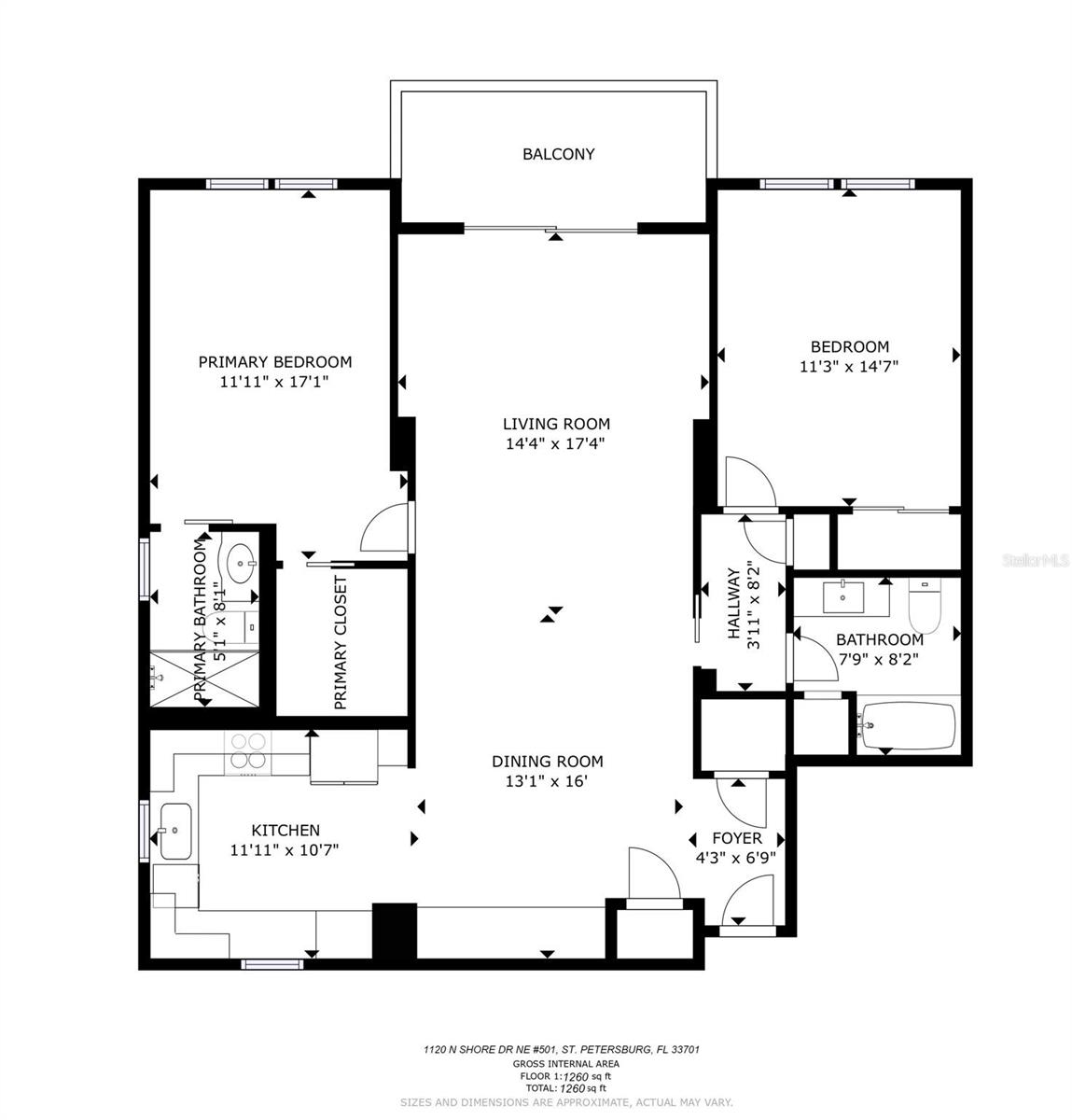 Image 2 of 75 For 1120 Shore Drive Ne 501