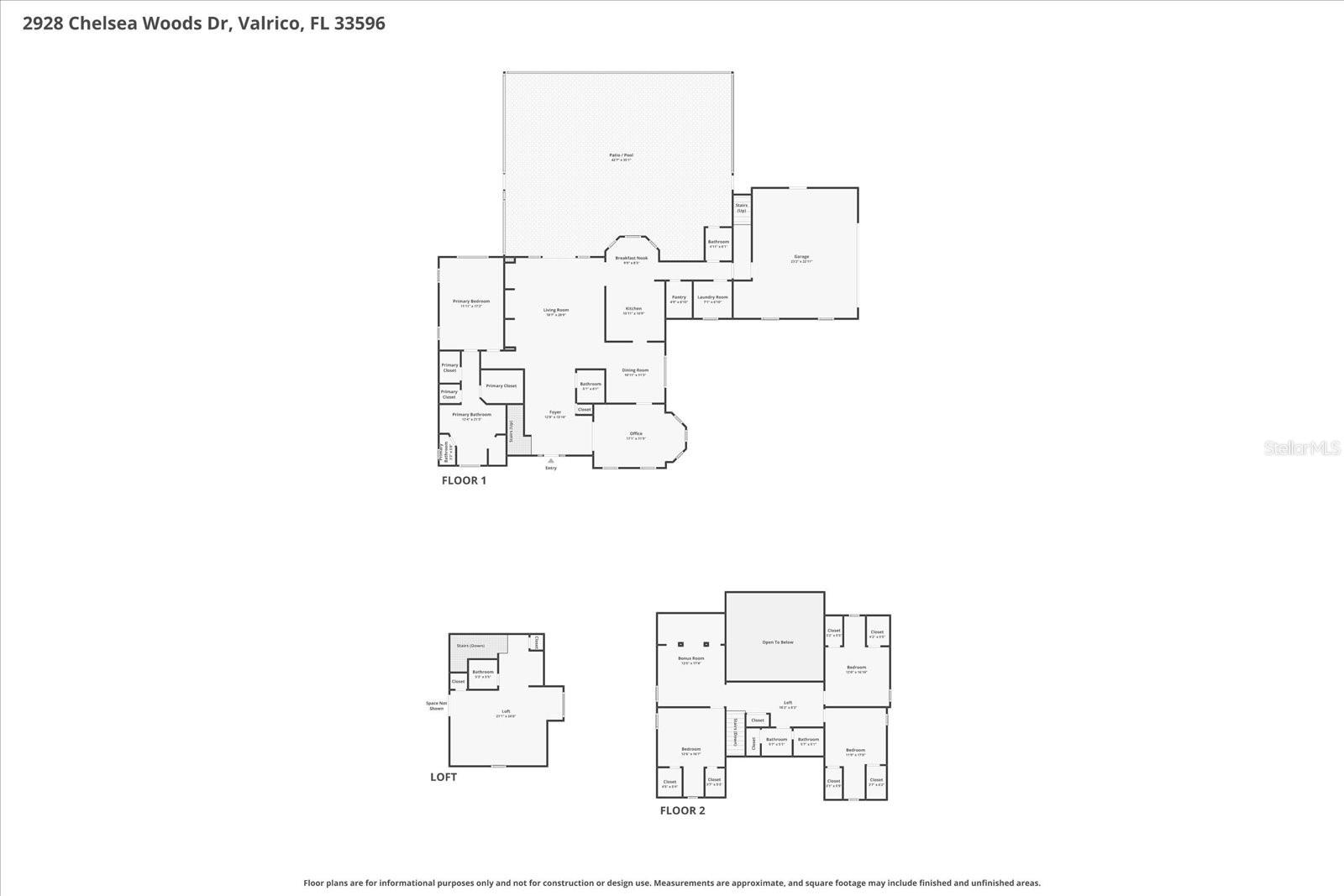 Image 62 of 77 For 2928 Chelsea Woods Drive