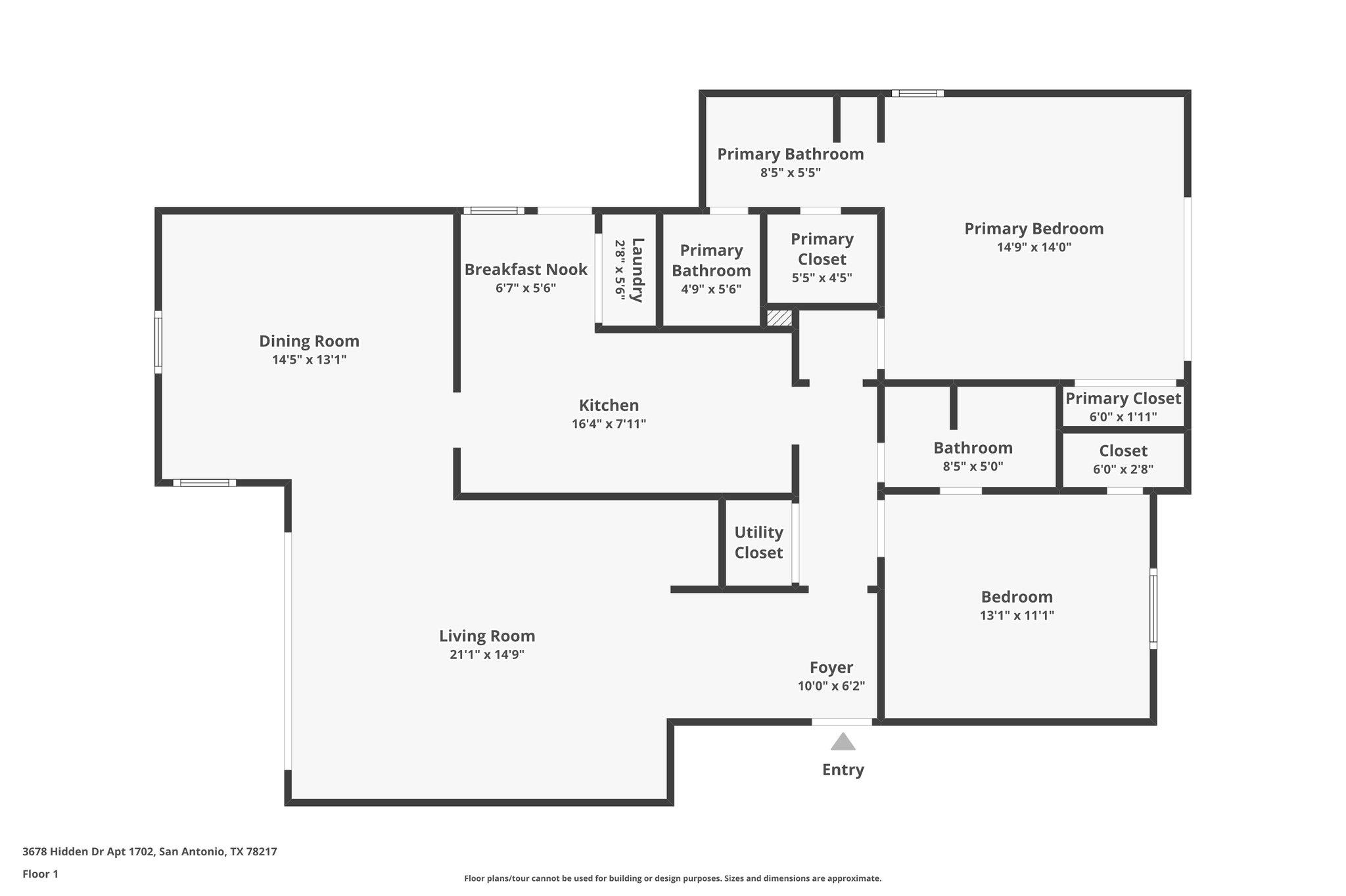 Image 4 of 18 For 3678 Hidden Dr 1702