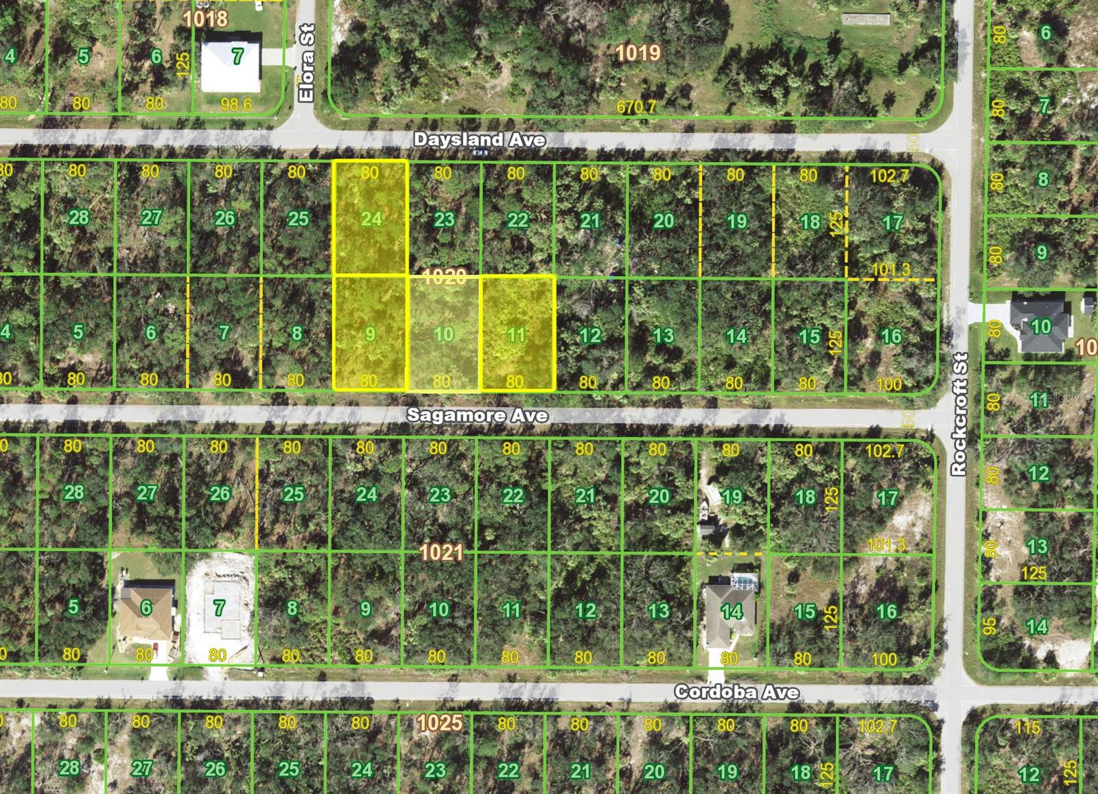 Listing Details for 18402, 18410, 18394 Sagamore Ave And 18393 D Avenue, PORT CHARLOTTE, FL 33954