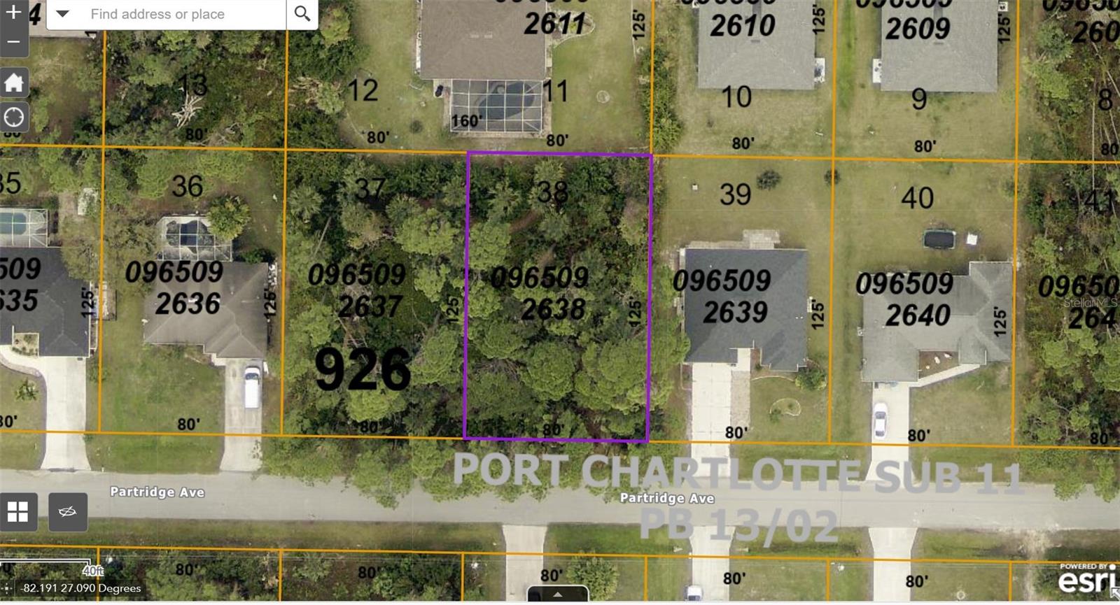 Details for Partridge Avenue, NORTH PORT, FL 34286