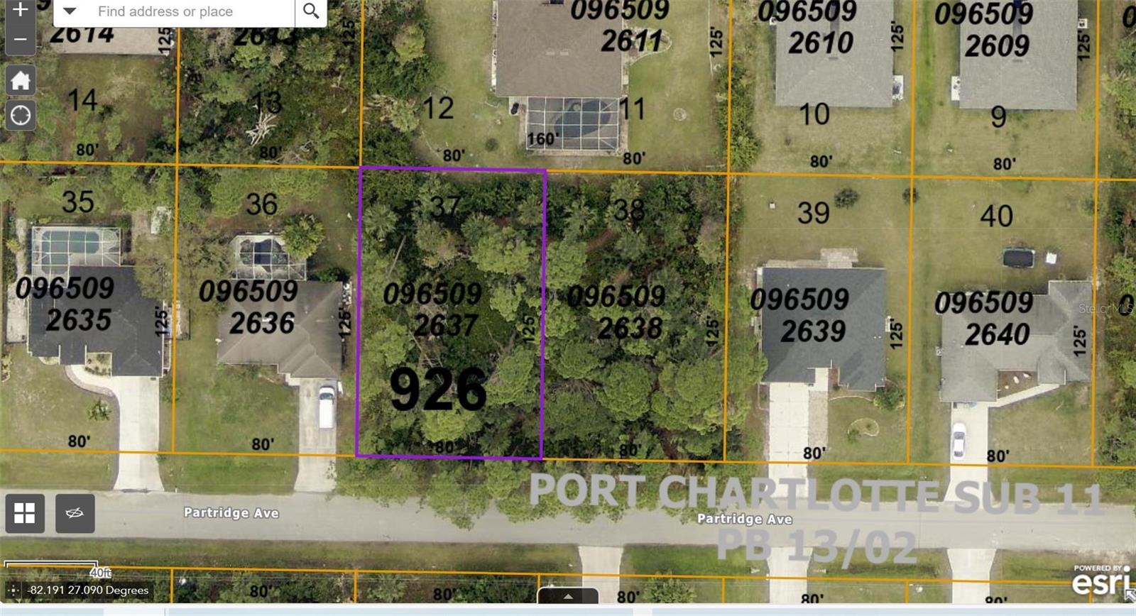 Details for Partridge Avenue, NORTH PORT, FL 34286