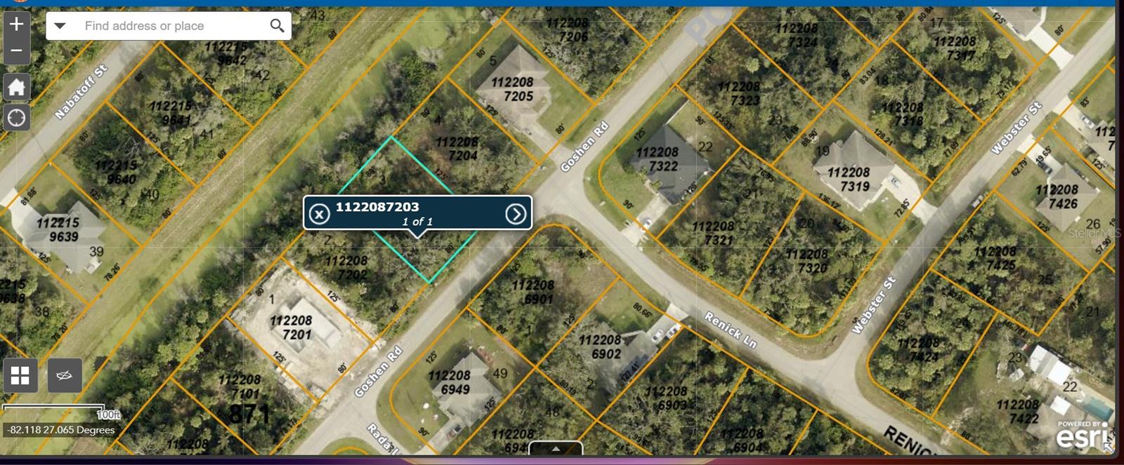 Details for  Goshen Road , NORTH PORT, FL 34288