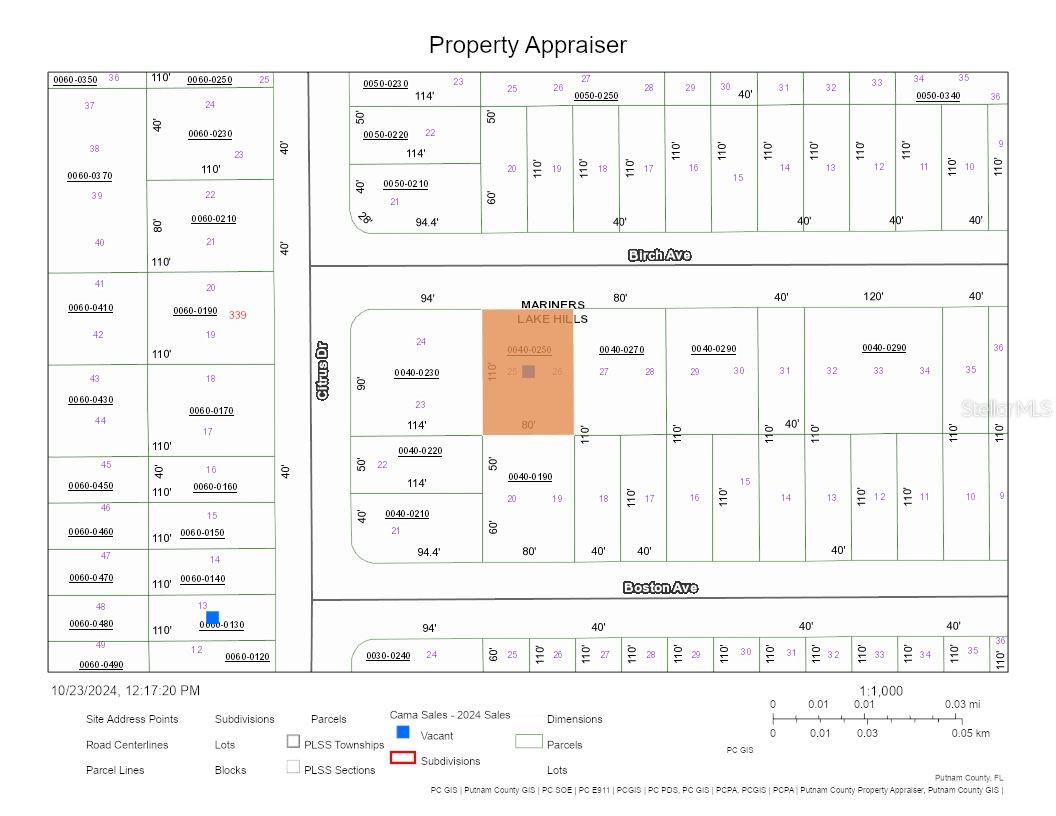 Details for Lot 25 Birch Avenue, INTERLACHEN, FL 32148