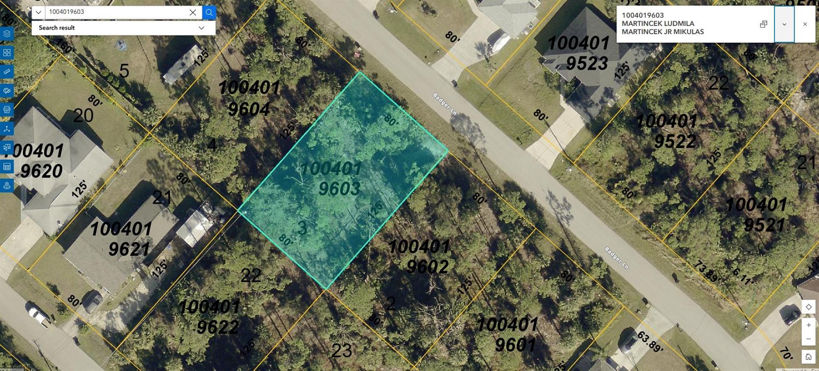 Listing Details for  Badger Lane , NORTH PORT, FL 34286