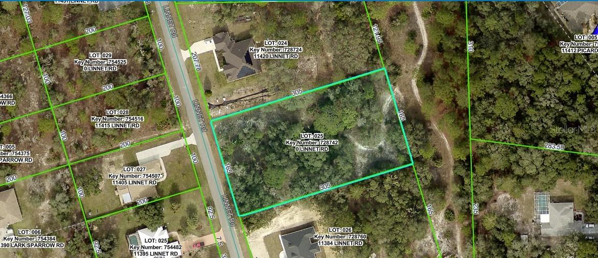 Listing Details for  Linnet Road , WEEKI WACHEE, FL 34614