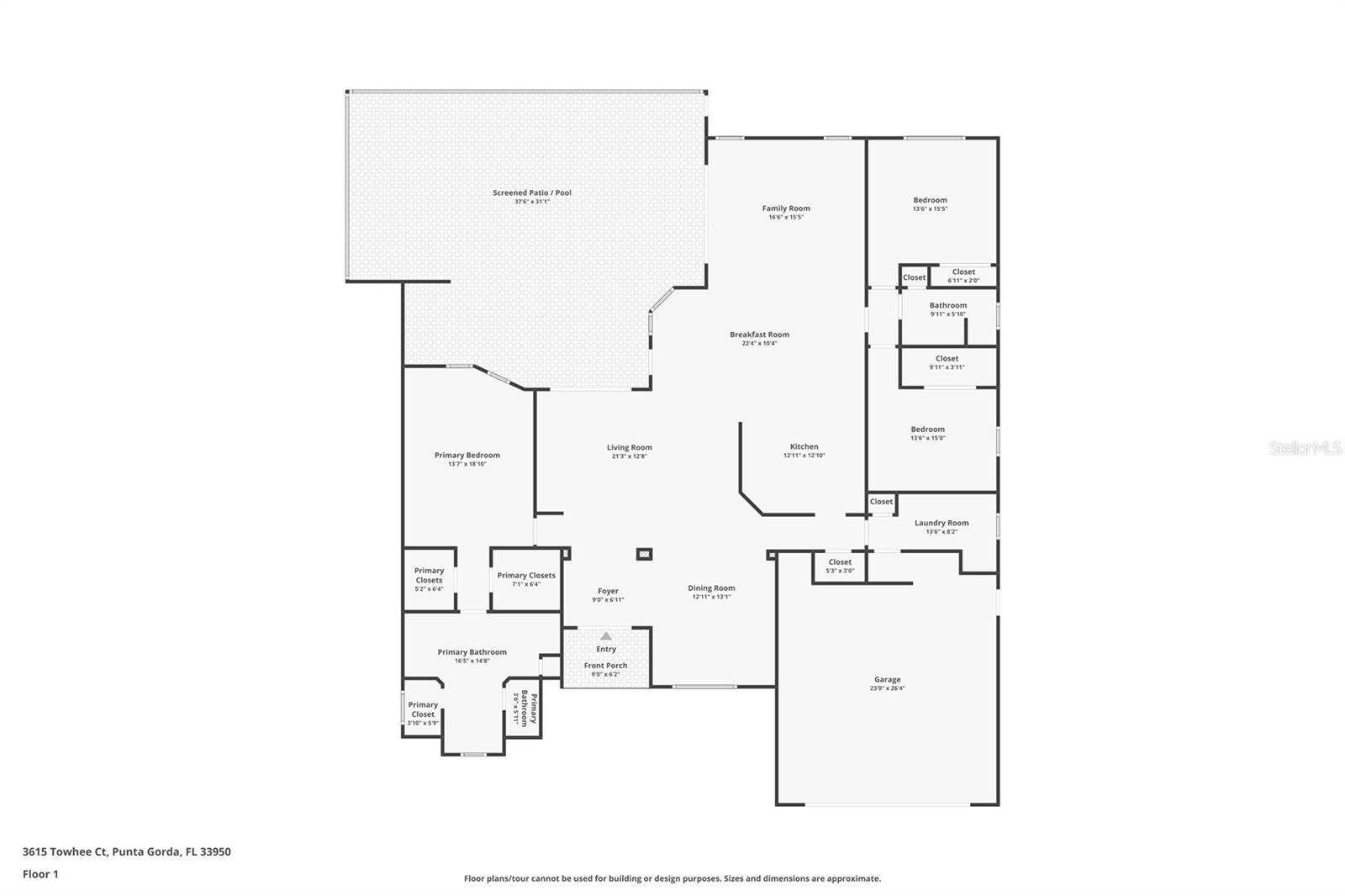 Image 58 of 65 For 3615 Towhee Court
