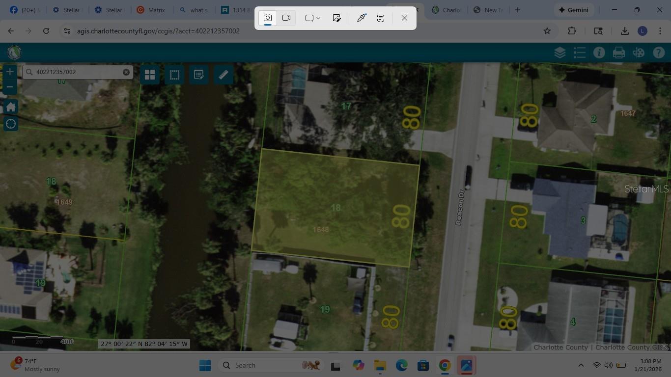 Listing Details for 1411 Beacon Drive, PORT CHARLOTTE, FL 33952