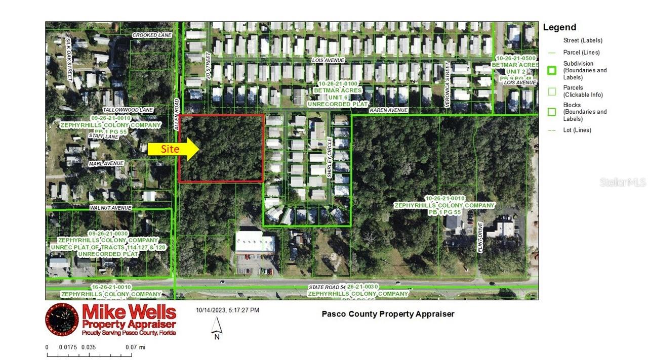 Details for  Allen Road , ZEPHYRHILLS, FL 33541