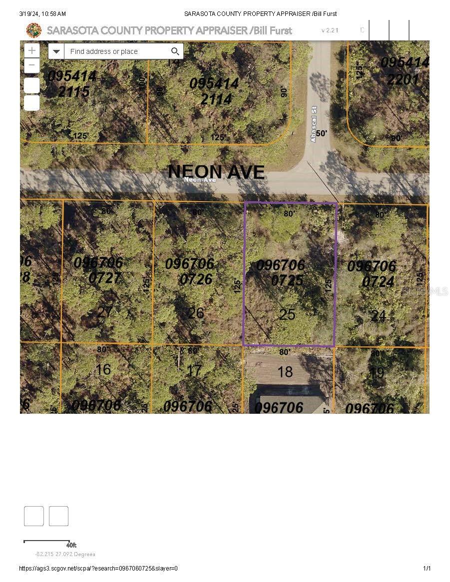 Details for  Neon Avenue , NORTH PORT, FL 34291