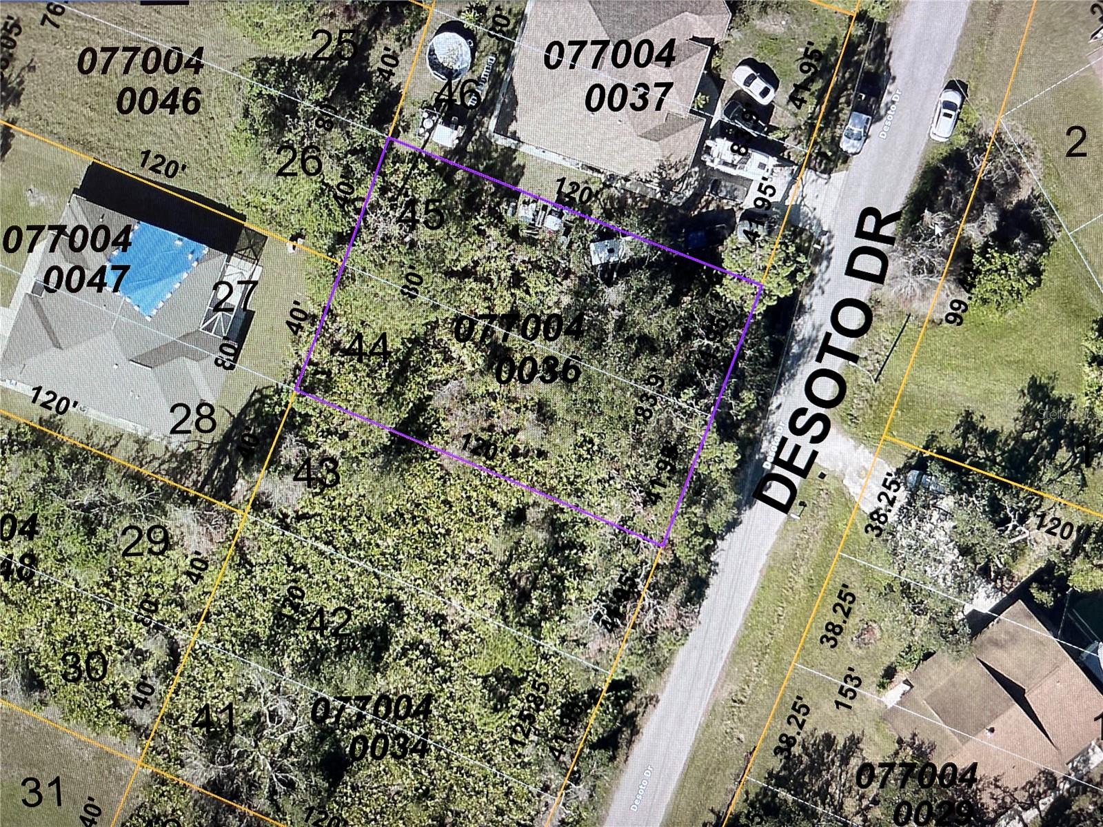 Details for Lots 44 & 45 Desoto Drive, NORTH PORT, FL 34287