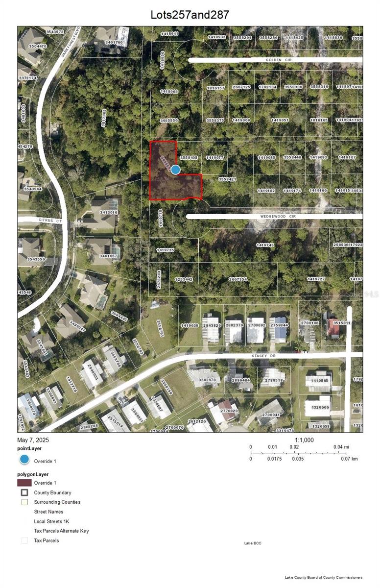 Details for Lots 257 & 287 Wedgewood Circle, MOUNT DORA, FL 32757