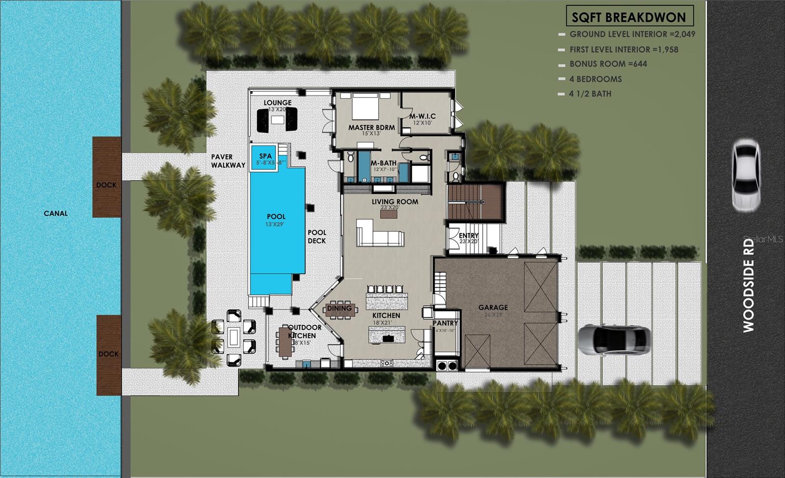 Image 77 of 94 For 4544 Woodside Road