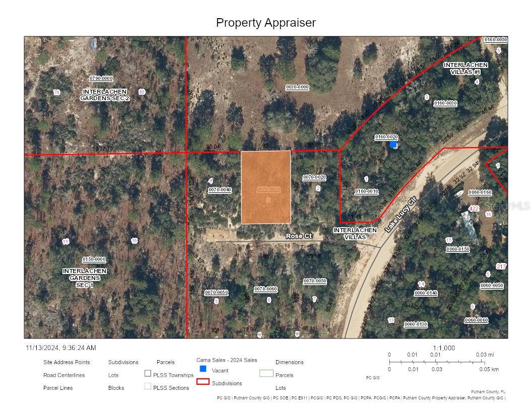 Details for 0 Rose Court, INTERLACHEN, FL 32148