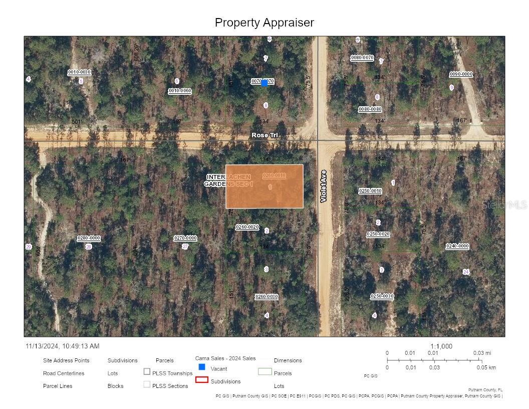 Details for 0 Violet Avenue, INTERLACHEN, FL 32148