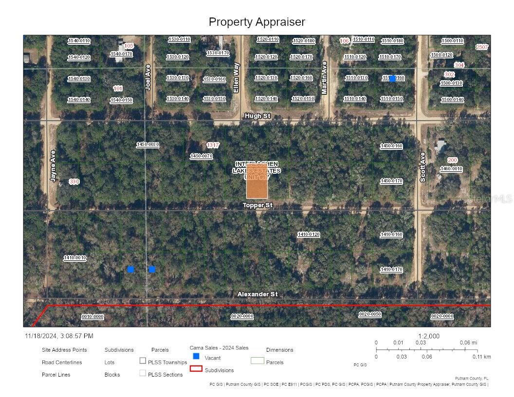 Details for 0 Topper Street, INTERLACHEN, FL 32148