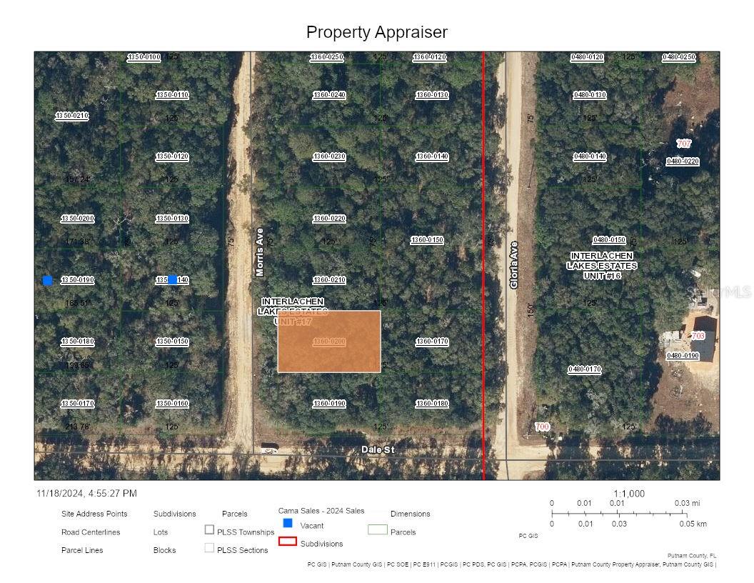 Details for 0 Morris Avenue, INTERLACHEN, FL 32148