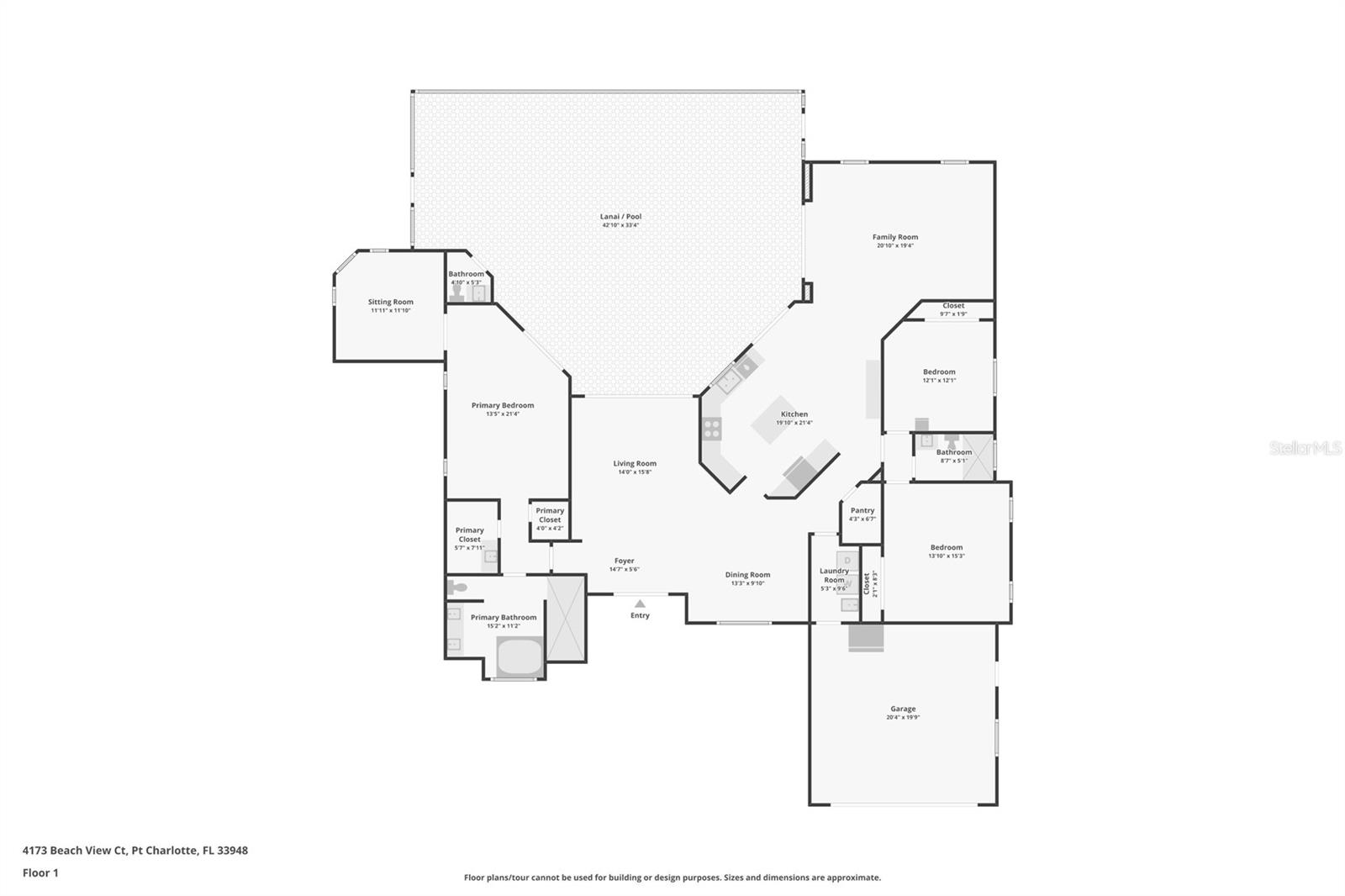 Image 21 of 28 For 4173 Beach View Court