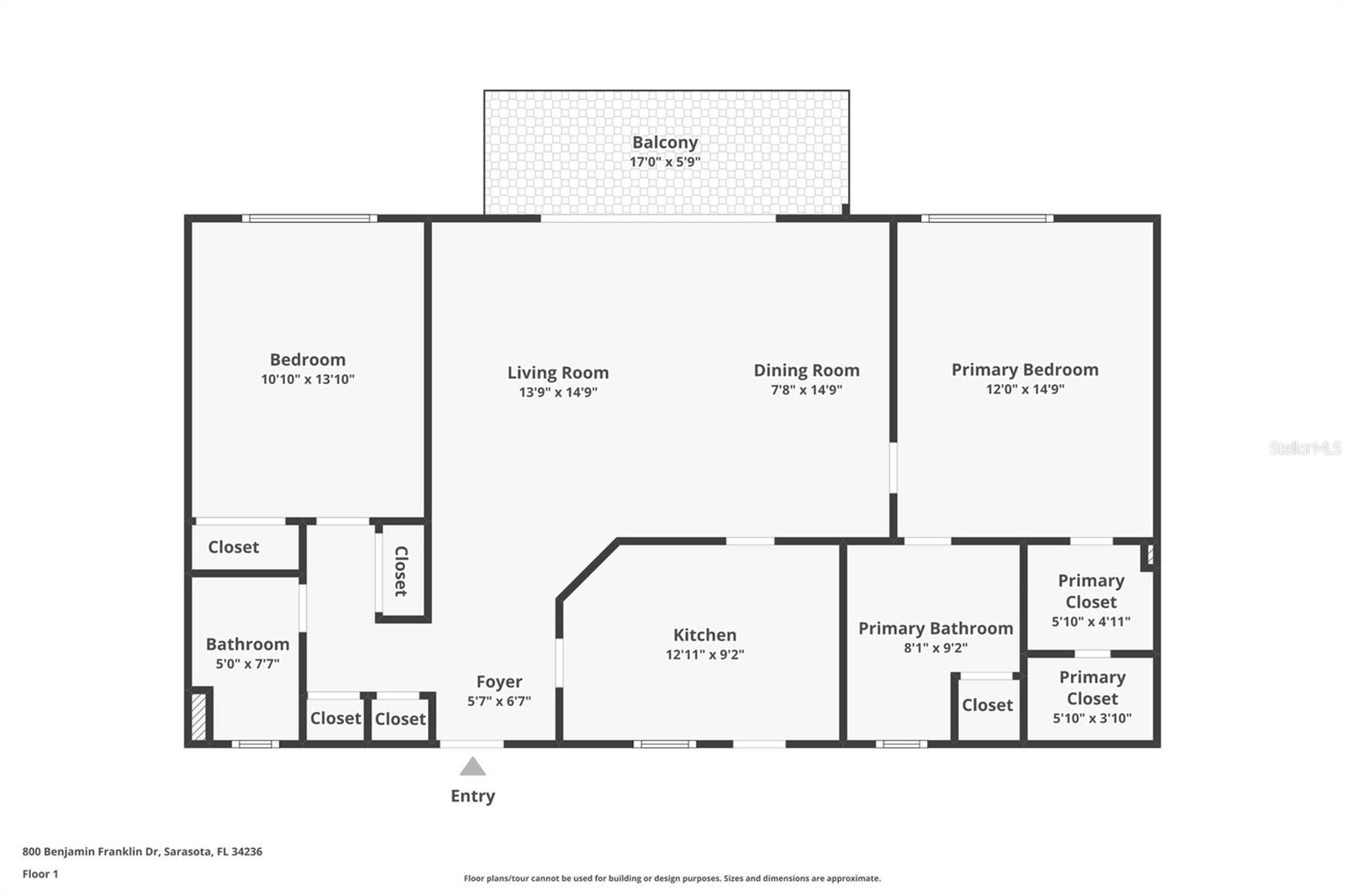 Image 47 of 47 For 800 Benjamin Franklin Drive 607