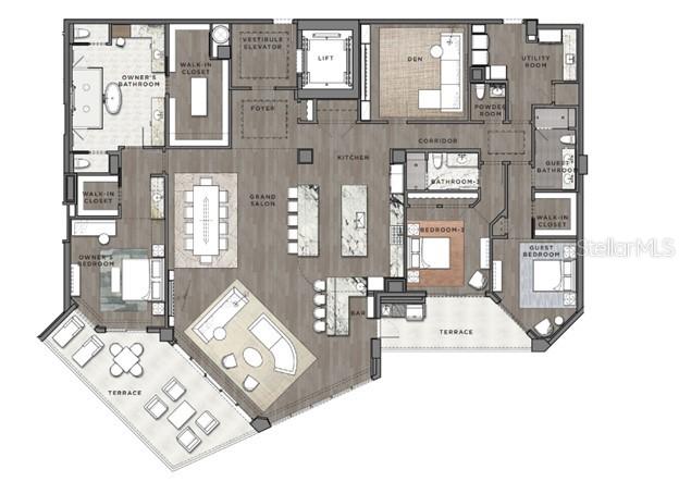 Image 25 of 26 For 1000 Benjamin Franklin Drive 904