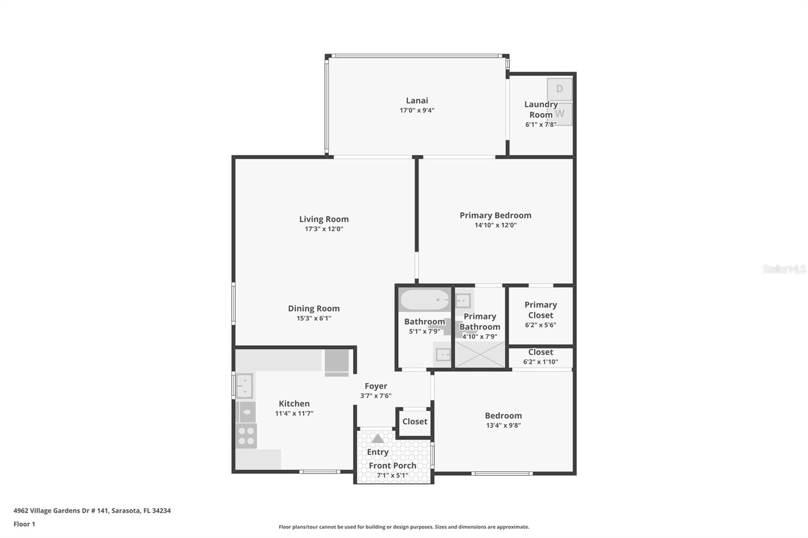 Image 22 of 22 For 4962 Village Gardens Drive 141