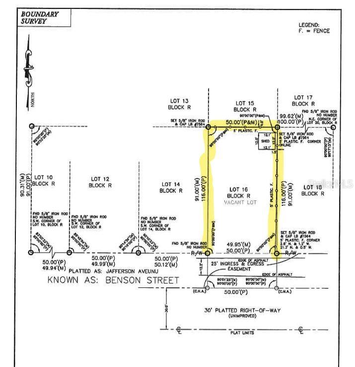 Details for 0 Benson Street, SARASOTA, FL 34231