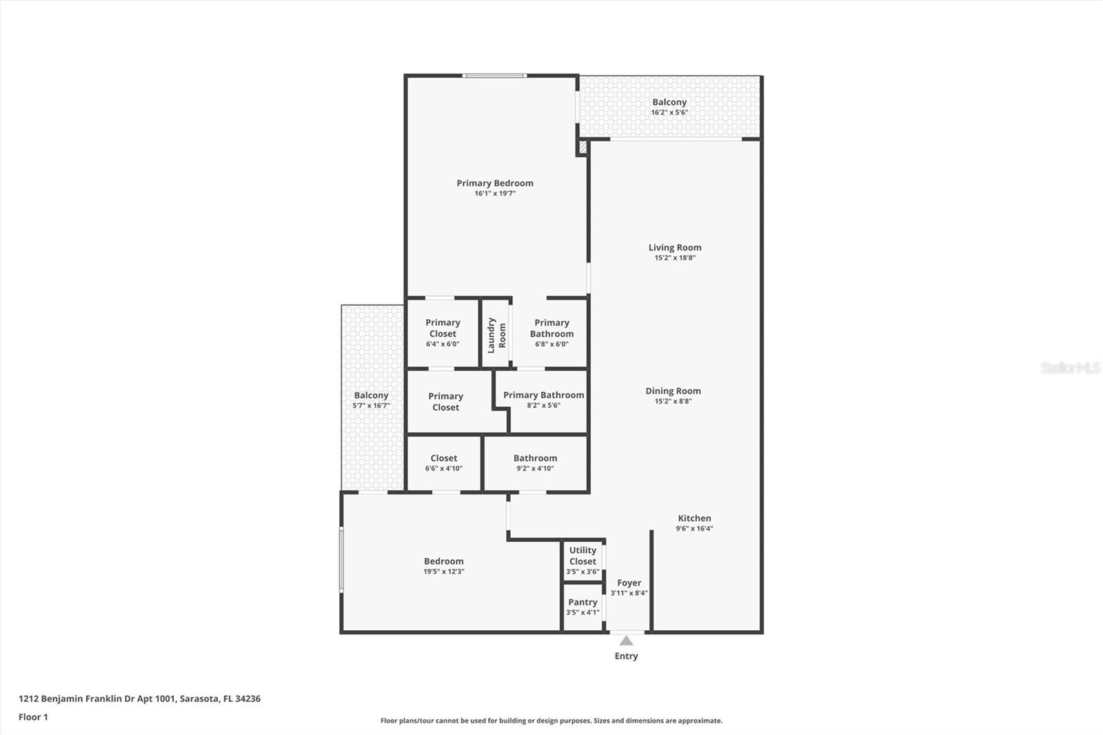 Listing photo id 4 for 1212 Benjamin Franklin Drive 1001