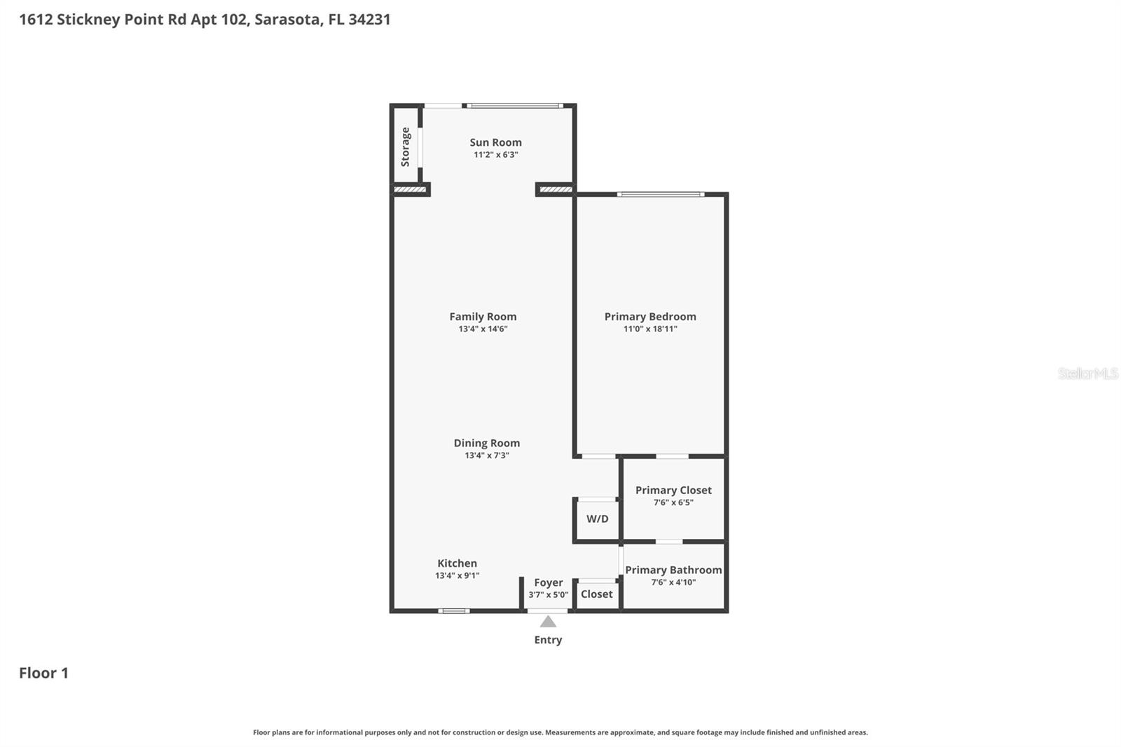 Image 4 of 39 For 1612 Stickney Point Road 1612-1