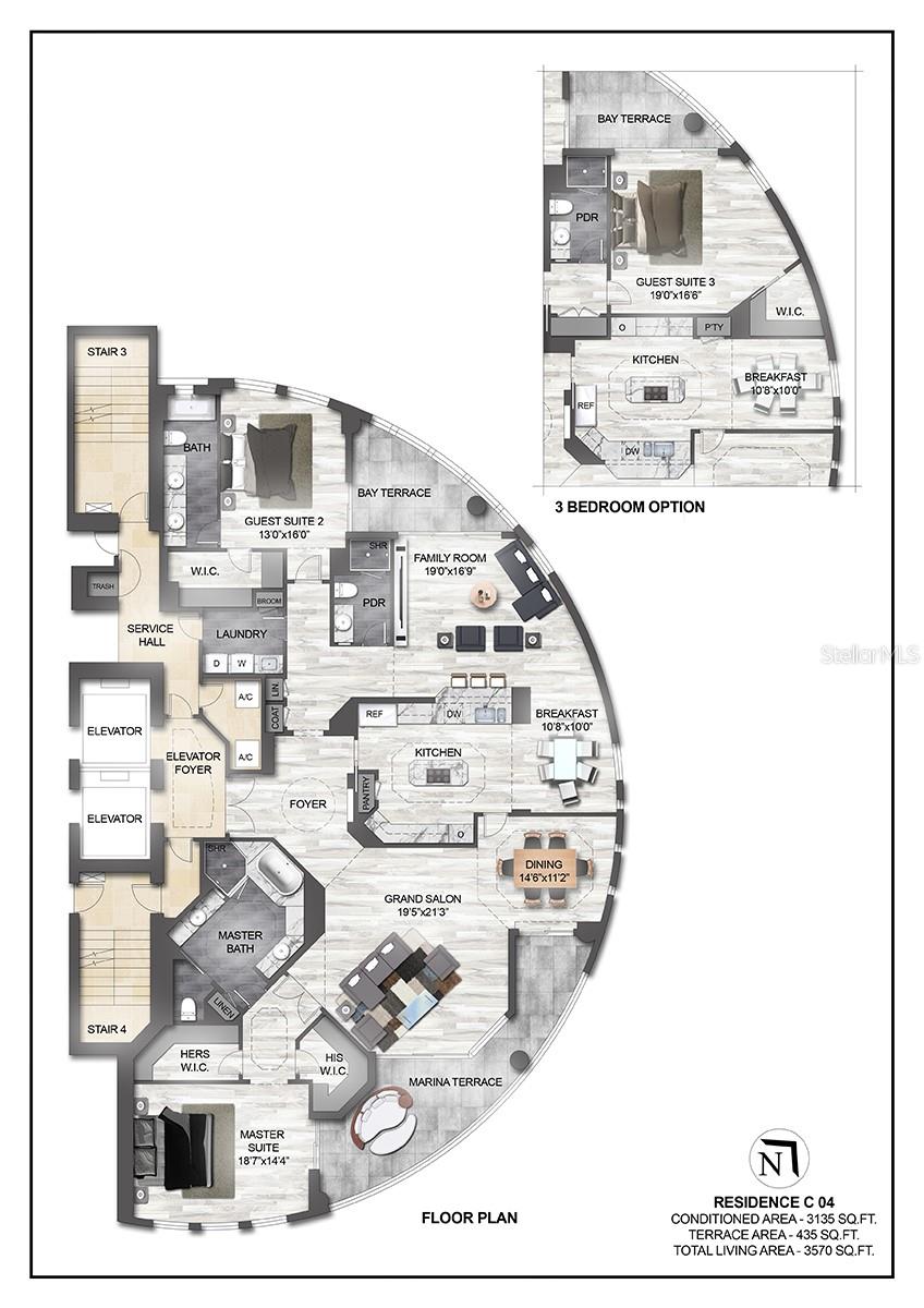 Image 49 of 80 For 990 Blvd Of The Arts  604