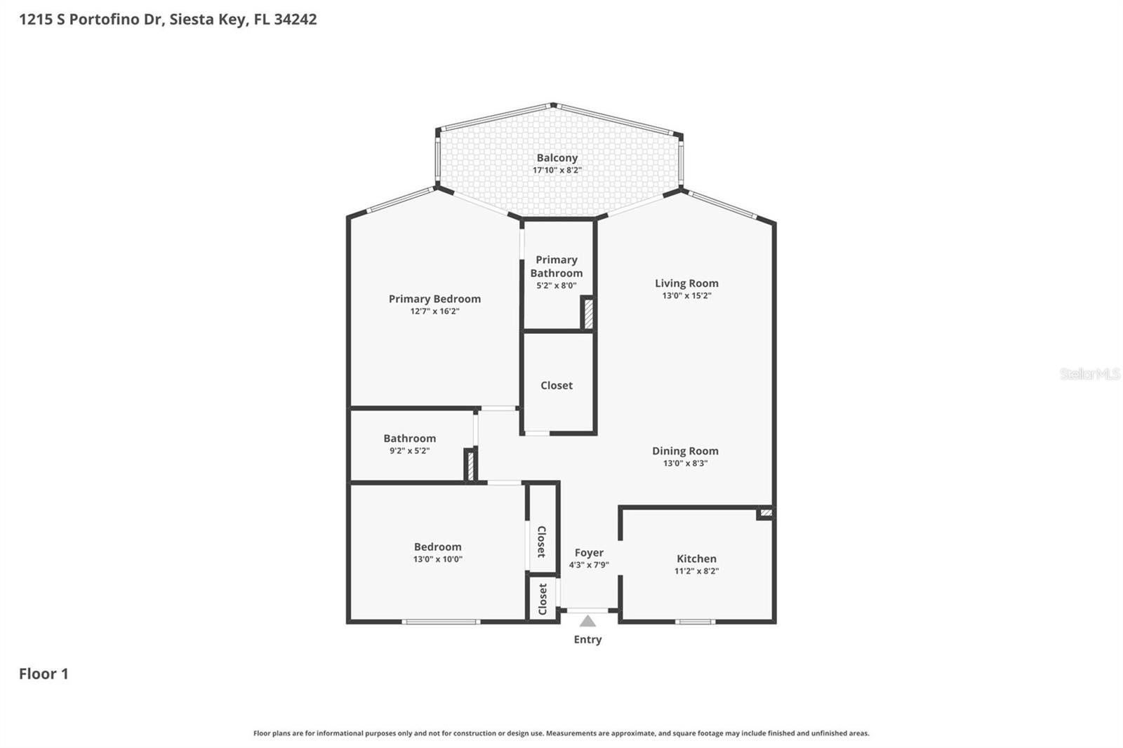 Image 58 of 58 For 1215 Portofino Drive 406