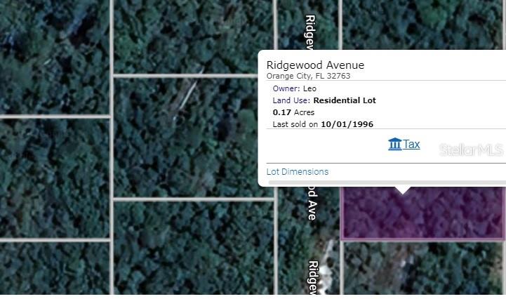 Listing Details for Ridgewood Avenue, ORANGE CITY, FL 32763