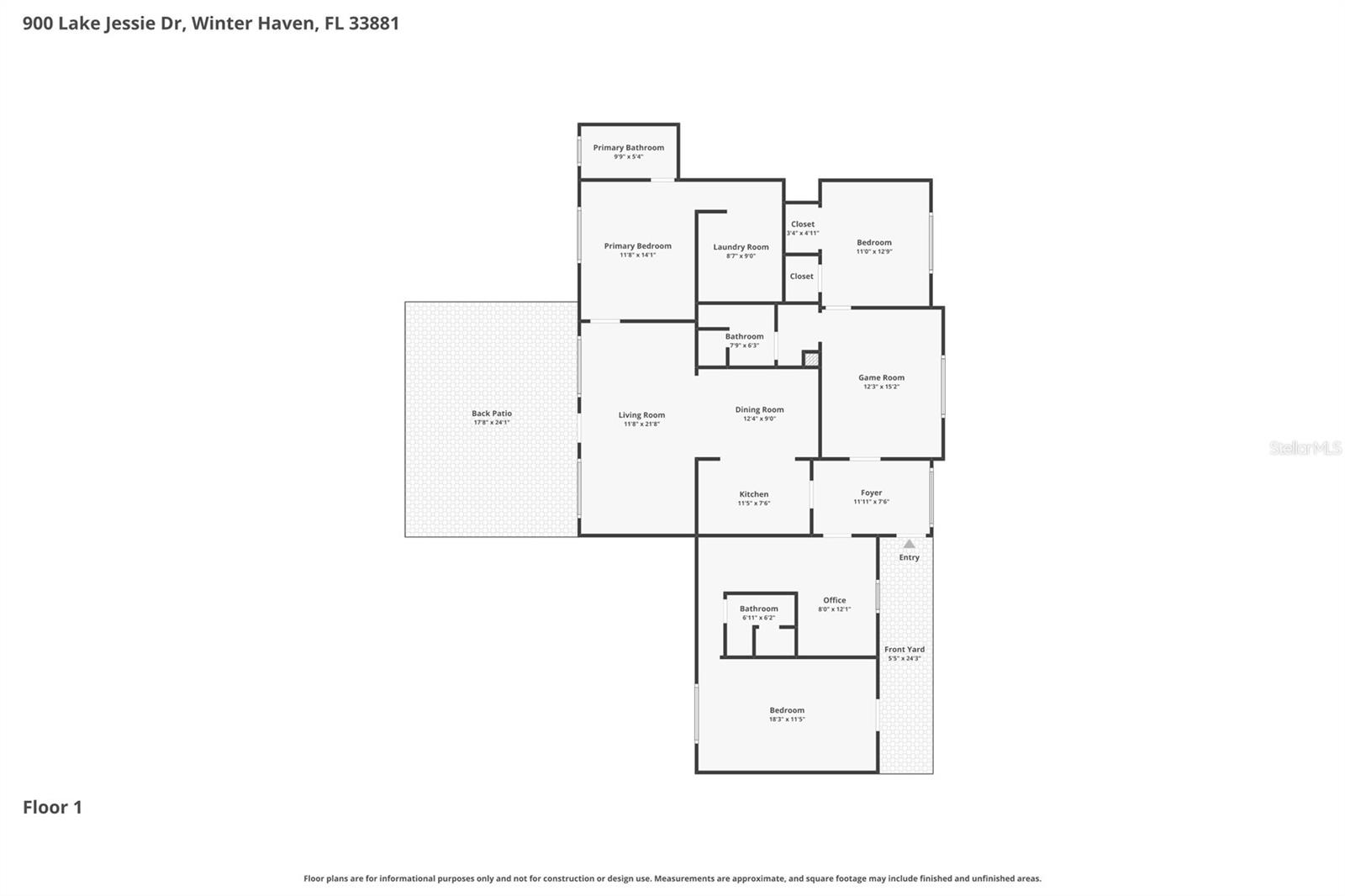 Image 4 of 49 For 900 Lake Jessie Drive