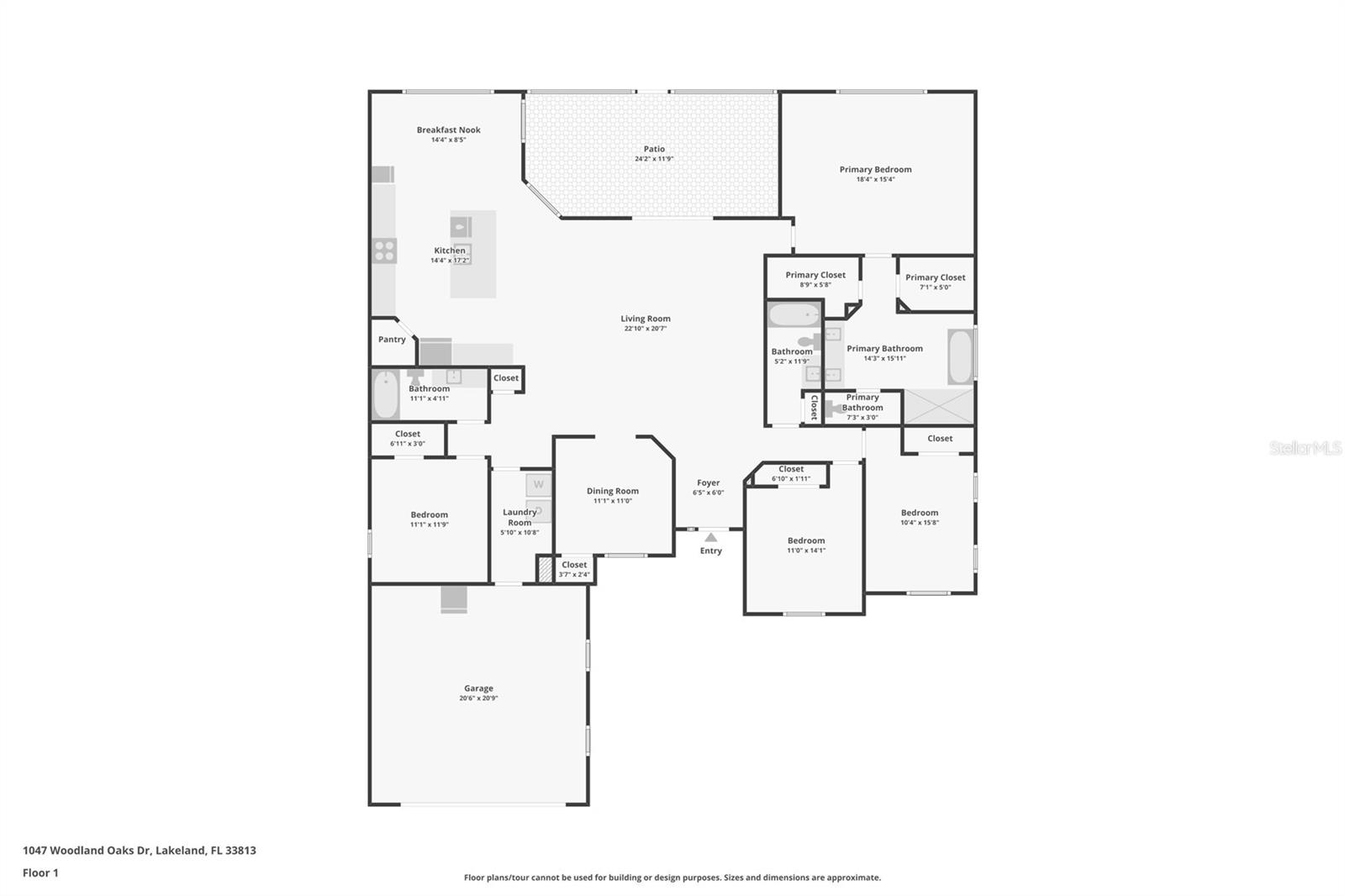 Image 48 of 59 For 1047 Woodland Oaks Drive