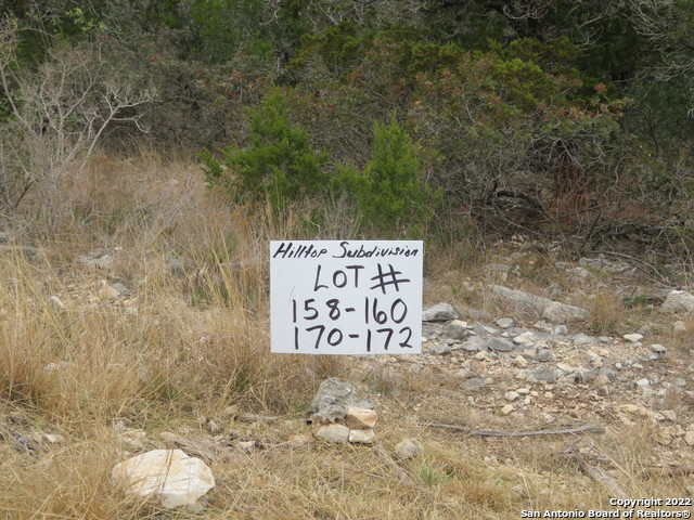 Details for Lot 158-160 & Hilltop Circle, Lakehills, TX 78063