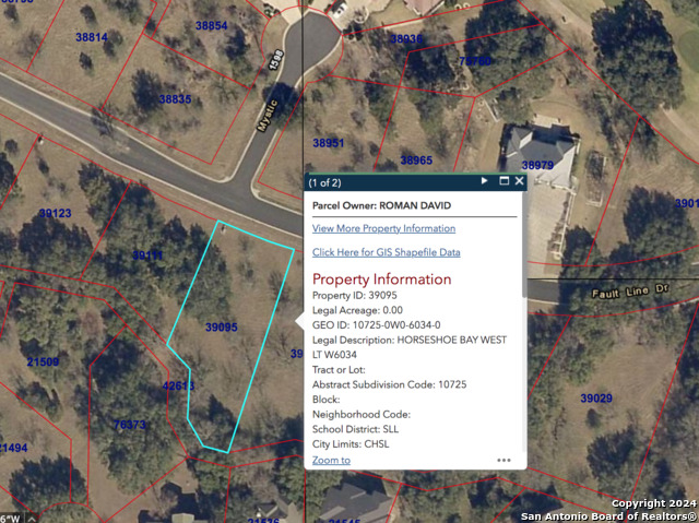 Details for W6034 Fault Line, Horseshoe Bay, TX 78657