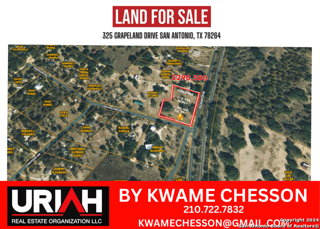 Listing photo id 1 for 325 Grapeland Dr. Tract 1