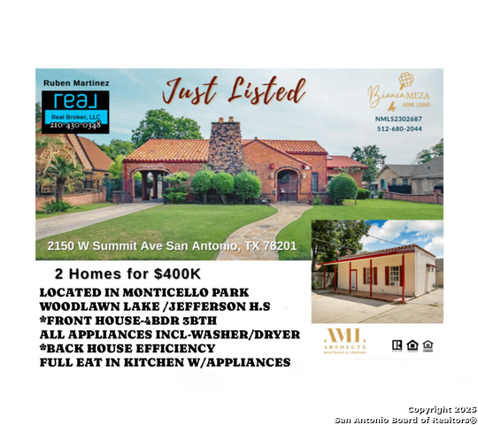 Details for 2150 Summit Avenue W, San Antonio, TX 78201