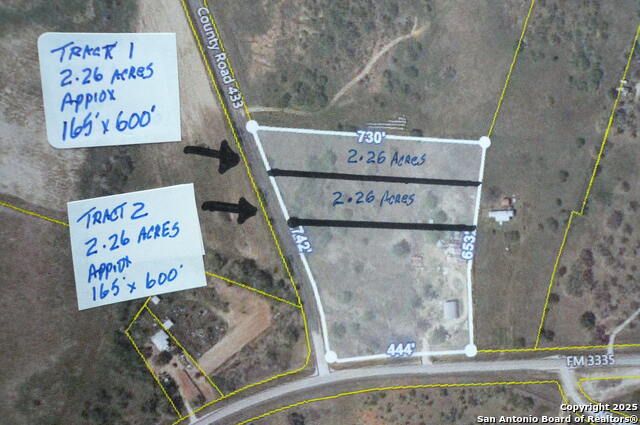 Details for 2.26 Acres (tract 1) Cr 433, Stockdale, TX 78160