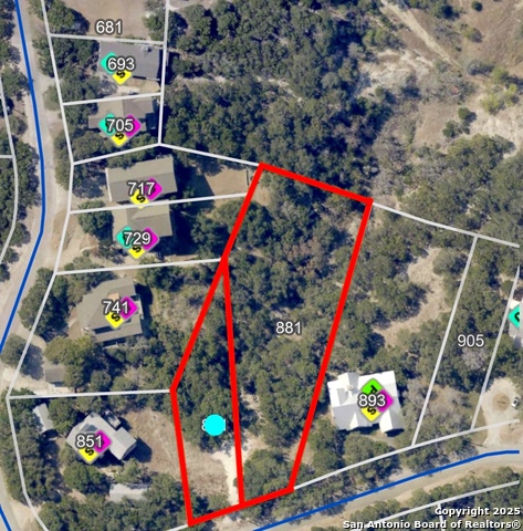 Details for 861, 881 Riviera, Canyon Lake, TX 78133