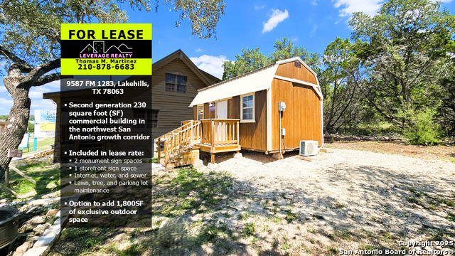 Details for 9587 Fm 1283, Lakehills, TX 78063