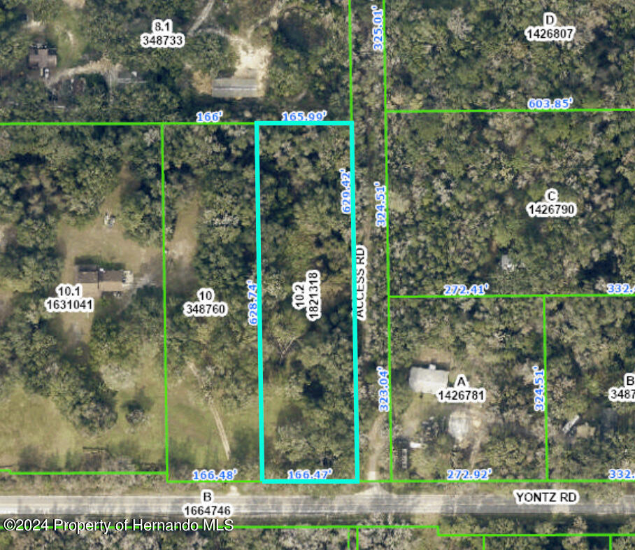 Details for 0 Yontz  , BROOKSVILLE, FL 34601